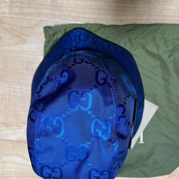 Gucci Off The Grid Bucket Hat Blue - Picture 10 of 11